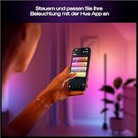 Philips Hue Play Stehleuchte, RGBWWIC LED, 122 cm, Mehrfarbige Farbverläufe, Smart Lighting, Alexa, Google Home, Apple Home, TV-Synchronisation erfordert Hue Bridge und Sync Box (separat erhältlich) – Ansicht 7