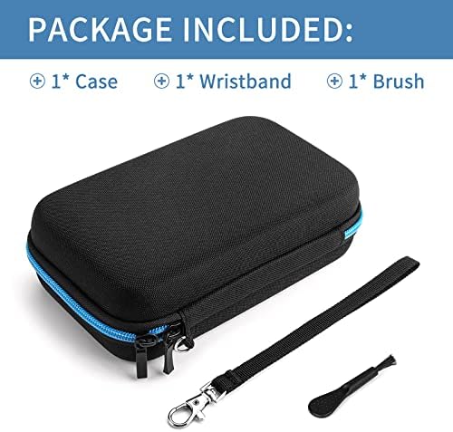 Yinke Case for Philips Norelco One Blade QP25/26, Micro Touch Solo/Braun Series XT5/King C. Gillette Style Master Beard Trimmer, Travel Carrying Case Protective Cover Storage Bag (Blue)