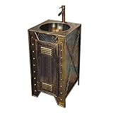 [GRAN ESPACIO DE ALMACENAMIENTO]: el gabinete de base de una sola puerta aprovecha al máximo el espacio de almacenamiento, puede almacenar una gran cantidad de suministros de baño.