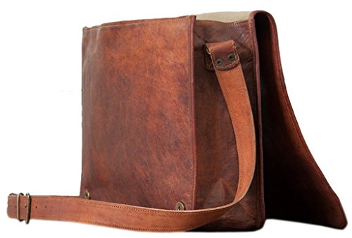 TUZECH-Genuine-Leather-Bag-Handmade-Vintage-Rustic-Cross-Body-Messenger-Courier-Satchel-Bag-Gift-Men-Women-Its-Laptop-Up-to-13-Inches