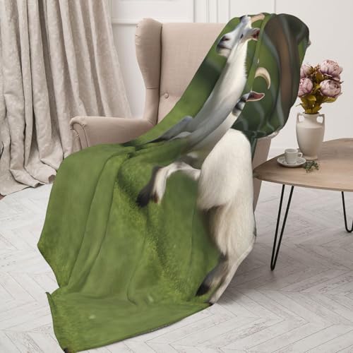Couverture chèvre chaude et durable pour lit et canapé - 5