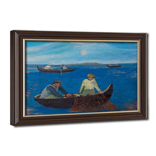 Impression sur toile Bank of Ireland Gerard Dillon, cadre mural 50,8x76,2 cm
