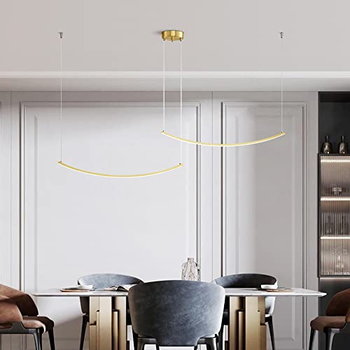 Éclairage ligne de conception individuelle et luminaire réglable suspension LED en laiton - 5
