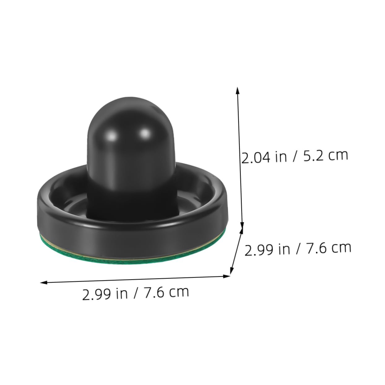 Abaodam Accessoires de Hockey sur air Hockey sur Gazon Table de Hockey Mini-Hockey pousseurs de Hockey sur Glace rondelle de Hockey sur Glace en Plastique éponge Rouge