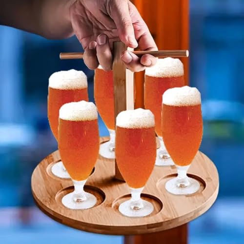 Dégustation de bois et plateau de service de bière, le cadeau idéal