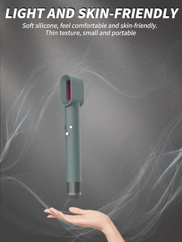 Solution anti-choc pour sèche-cheveux Airwrap housse silicone vert coiffage sans risque - 6