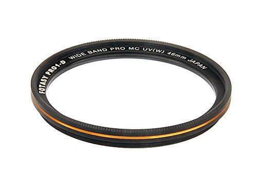 Image of Fotasy 46mm Ultra Slim UV Protection Lens Filter, Nano Coatings MRC Multi Resistant Coating Oil Water Scratch, 16 Layers Multicoated 46mm UV Filter