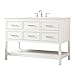 Elegant Decor 48 inch Single Bathroom Vanity in White