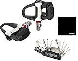 Favero Assioma PRO RS-2 Dual-Sided Road Power Meter Pedals | Pro L/R Balance, SPD-SL Shimano Compatible | Lightweight, Pod-Less IP67 Sensor, 60hr Battery with Multi-Tool Kit