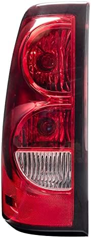 MiKaFex Left Driver Side Rear Tail Light Assembly Compatible With 2003-2006 Chevy Silverado 1500 2500 3500 Tail Light Rear Brake Lamps Replacement Taillights with bulbs