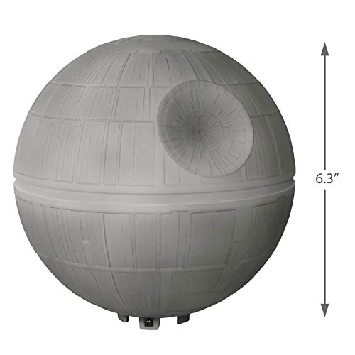 Hallmark Keepsake Christmas Ornament 2019 Year Dated Wars Death Star Tree Topper, 6.3", #TOP4