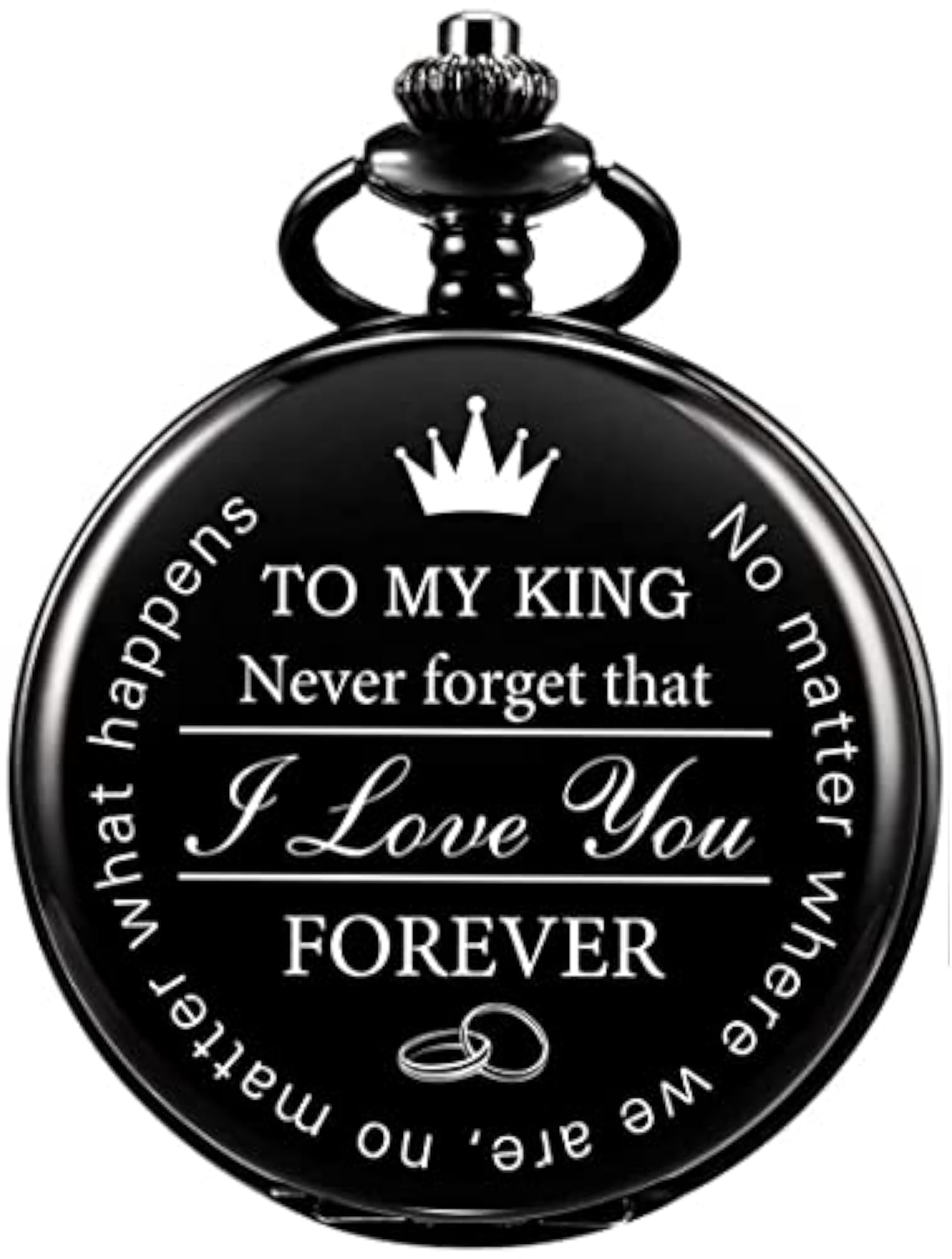 Unique Pocket Watch Gift for Men, Boyfriend, and Husband