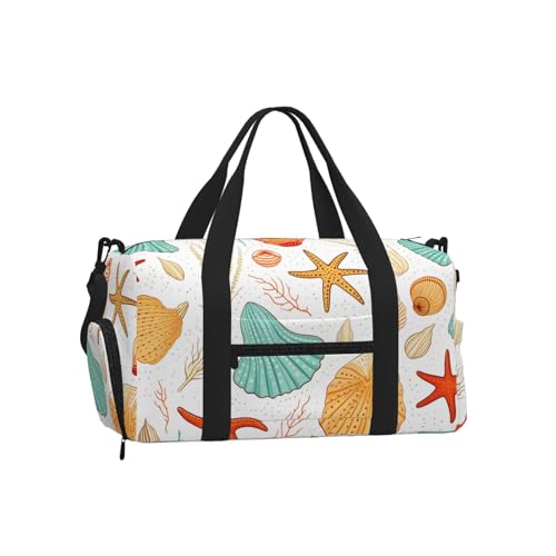 Bolsa de gimnasio impermeable para hombre y mujer con sección para zapatos