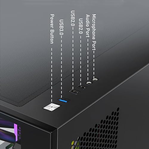 Image of STGAubron Gaming PC Computer Desktop, GeForce RTX 3070 8G, Intel 11th Gen Core i9-11900KF up to 5.3G, 32G DDR4, 2T SSD, WiFi, BT 5.0, RGB Fan x 9, Windows 11 Home