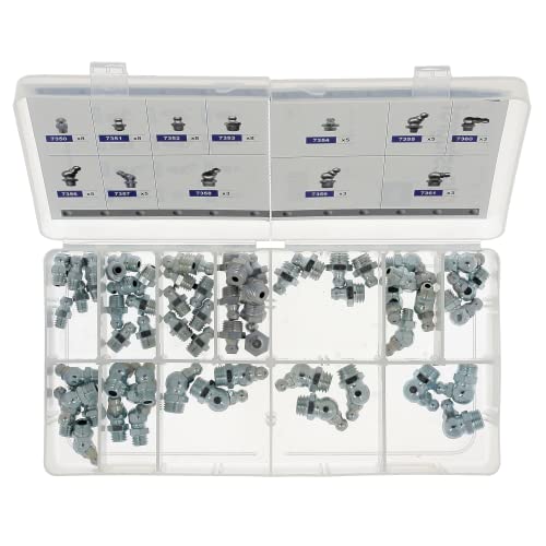 RESTAGRAF Graisseur 70132 embouts coudés et droits en zinc blanc résistant