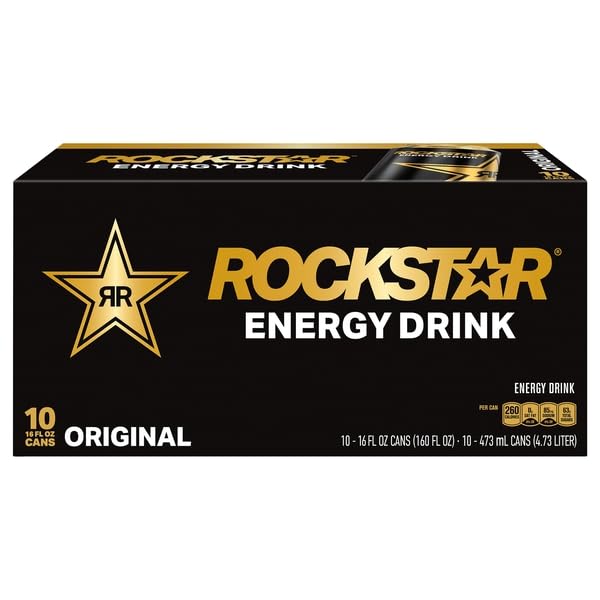 Rockstar Energy Drink, 16 fl oz, 10 pack