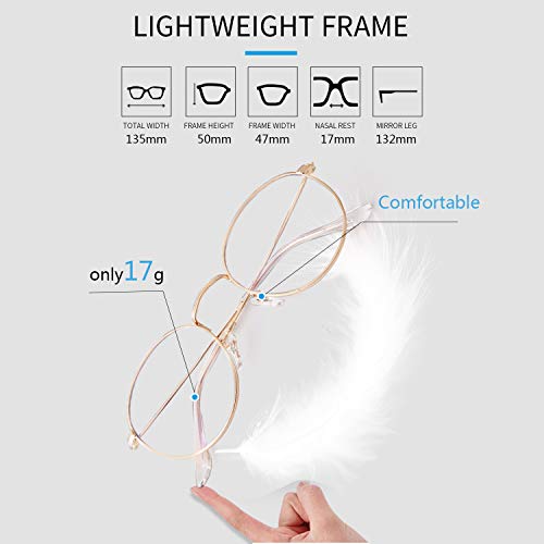 GIFIORE Occhiali da Computer Luce Blu Anti Filtro