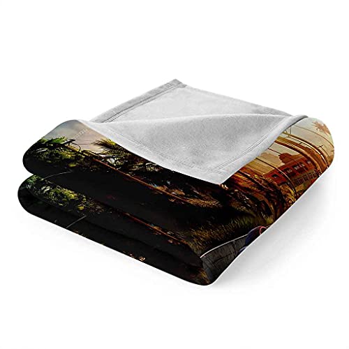 Couverture flanelle 150x200cm microfibre douce sofa