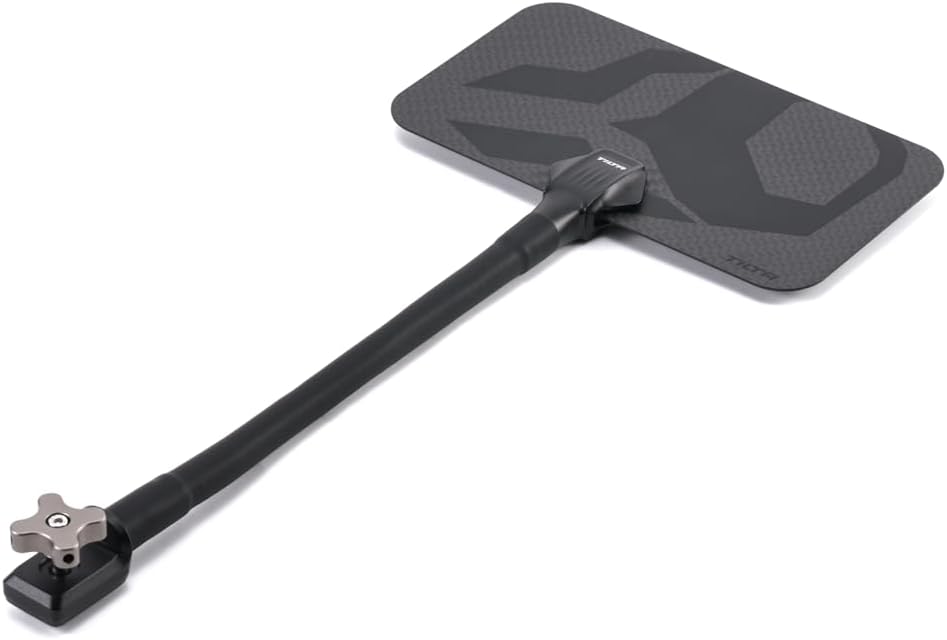 Tilta Adjustable Top Flag (1/4"-20 with Locating Pins) - Black | Block Flares | Universal Connection | Adjustable ARM | Compatible | Lightweight & Durable | TA-ATF-B