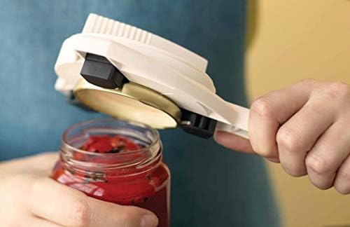 KUHN RIKON "Gripper" Jar Opener, Plastic, White Strain-Free