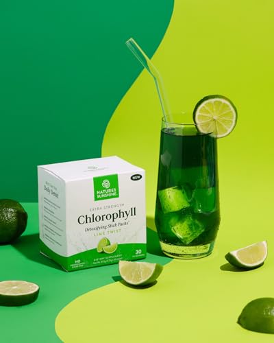 Nature's Sunshine Chlorophyll Stick Packs: Supercharge Your Detox and Boost Gut Health in Convenient, Delicious Stick Packs (Lime Twist) - Image 5