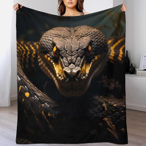 Plaid Confortable Polaire Contre le Froid Microfibre 3D