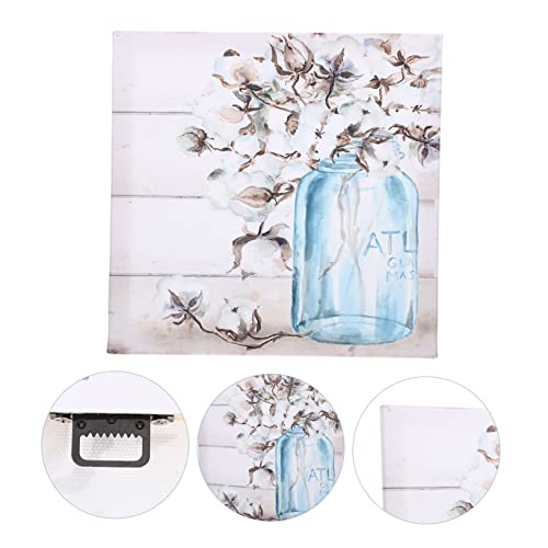 decoratief schilderij woonkamer canvas kunstposter bloemen canvas print plantendecor ornament groene bladeren schilderijen groene planten schilderijen frameloos bloem schilderij - Afbeelding 4