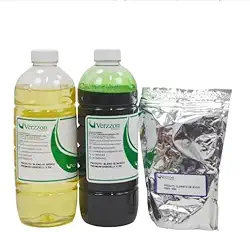 Kit Base para Sabão Lava Roupas Premium 1kg Verde Rende 20 Litros Verzzon (2.400gr)