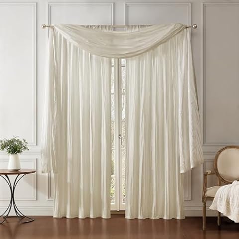 Elrene Athena Faux Crushed-Silk Curtain Set Cover