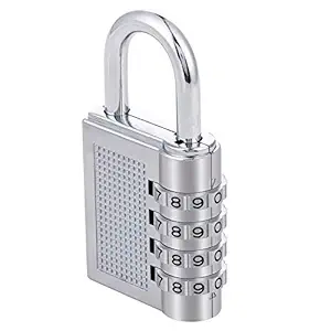 Lista 4-Digit Safe PIN Hand Bag Shaped Combination Padlock Lock