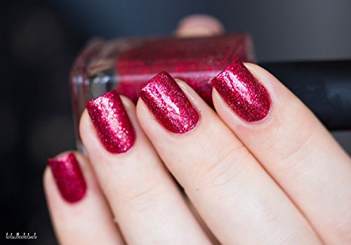 Image of ILNP Cherry Luxe - Rich Red Holographic Nail Polish