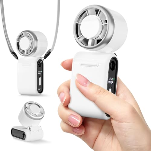 Mini ventilateur portatif contre la chaleur avec batterie 12h