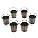 Hosley 6 Pack of Antique Bronze Mini African Violet Planters 2.6 Inch Diameter Perfect for Everyday Use Weddings Events Aromatherapy Spa Reiki Meditation O3