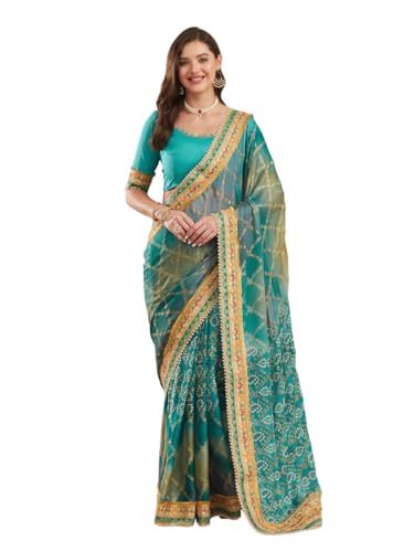 Image of Women's Banarasi Silk With Jacquard Print Saree With Blouse