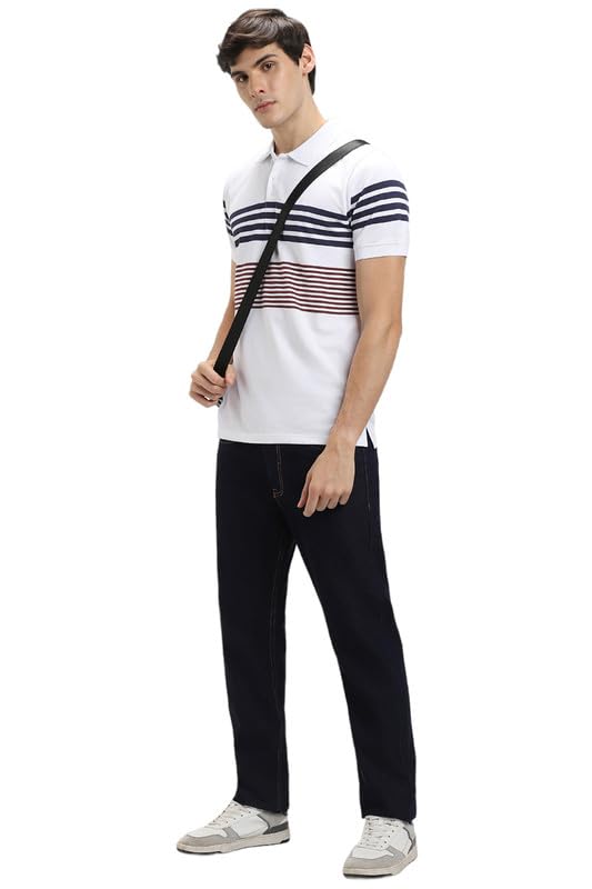 Image of Dennis Lingo Men Cotton Slim Fit Polo Half Sleeve T-Shirt