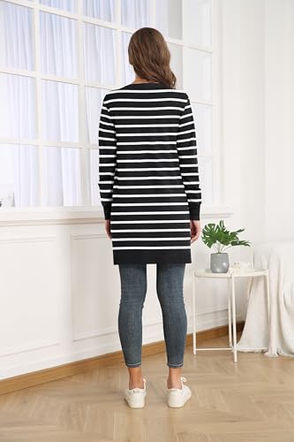Image of VIISHOW Women's Classic Cardigans Long Sleeve Open Front Casual Knit Cardigan Sweaters Coat Soft Outwear