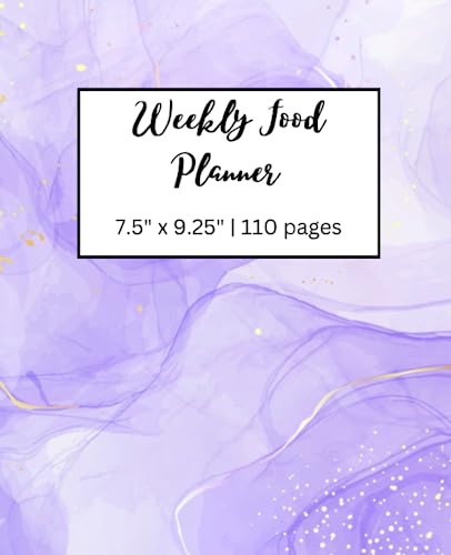 Weekly Food Planner Notebook: Includes 52 weeks of meal planning