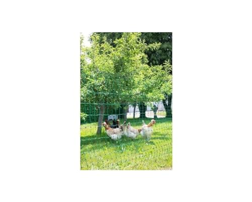 Kerbl Geflügelnetz PoultryNet 25 mtr., 106 cm Doppelspitze, grün, nicht elektrifizierbar 292279
