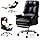 OYDAS Office Chair with Foot Rest, Ergonomic Executive Office Chair with Arms, Reclining High Back PU Leather Comfy Swivel Computer Desk Chairs with Wheels and Lumbar Support for Home Office (Black-A) صورة 3