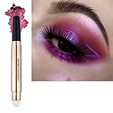 MiaSarah Red Cream Eyeshadow Stick, Shimmer Smooth Eyeshadow Pencil, Hypoallergenic Waterproof Long