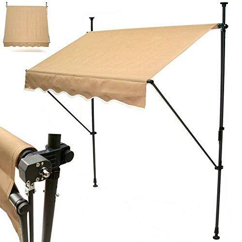 D&L Markise Klemmmarkise 300cm Balkonmarkise Sonnenschutz Sonnen Segel 56019 Dach