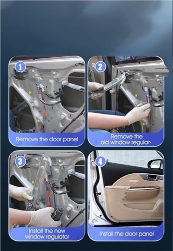 Mécanisme lève-vitre électrique complet pour berline A4 B5 - 3