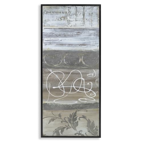 'Artistic Organic Sediment Pattern Abstract'| Framed Giclee Art