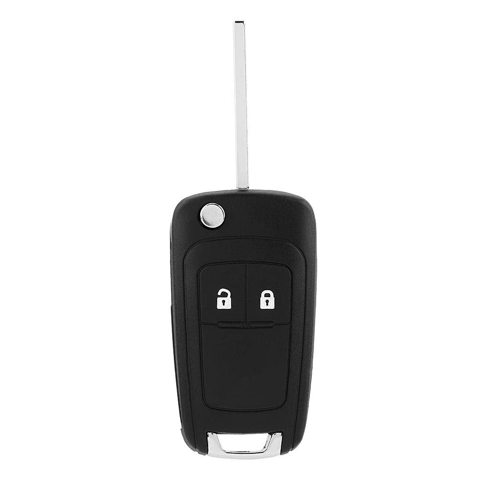 Telecomando Chiave Auto 2 Pulsanti 433MHz Con Chip ID46 - Ricambio Per J/E/C (2010-2016), Lama Non Tagliata