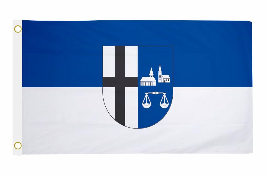 Drapeau Biebern U24 de 90 x 150 cm aux finitions soignées pour mât