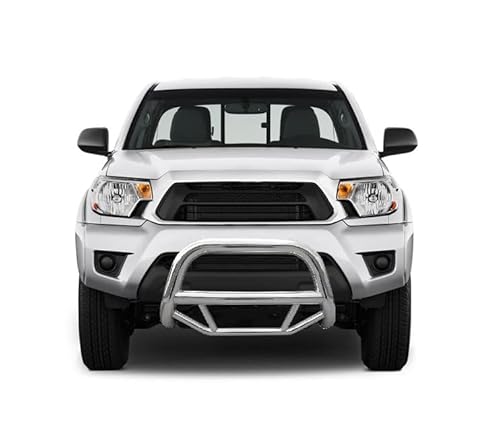 Black Horse Max Bull Bar No Skid Plate Stainless Steel Compatible With 2005-2015 Toyota Tacoma-Mbs-Tod1109 #TOP4