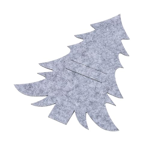 Haushalt International Bestecktasche 4er Set aus Filz im Tannendesign 54760