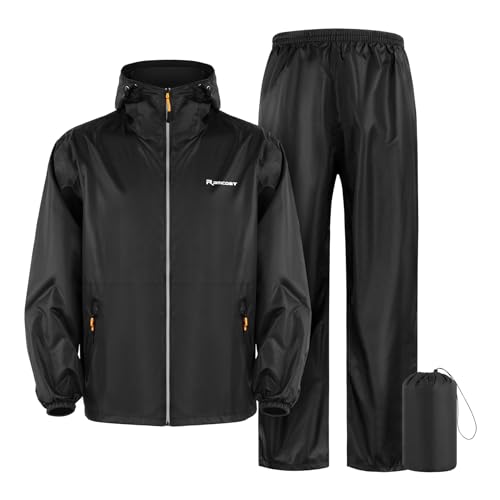 SOPPY Waterproof Rainsuit - Black, L