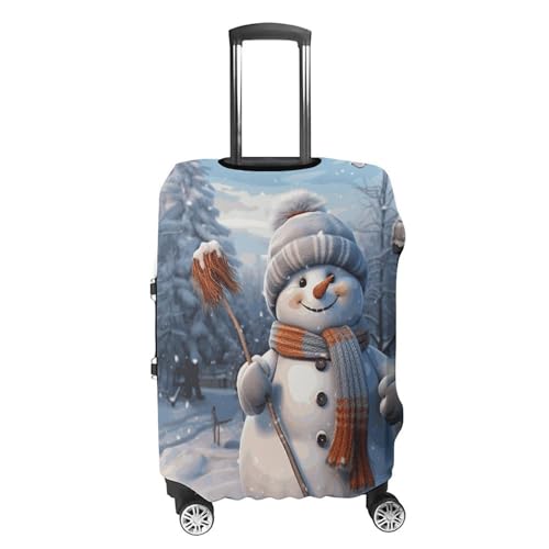 Housse de bagage grand format lavable Bonhomme de neige L - 4