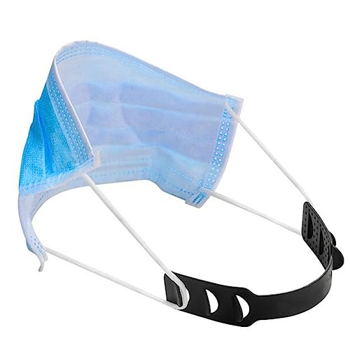 6個 吊り下げフック 滑り止めイヤーグリップ ロープバックル イヤーロープフック 延長バックル スト 延長 耳 ハンガー Black minkissy